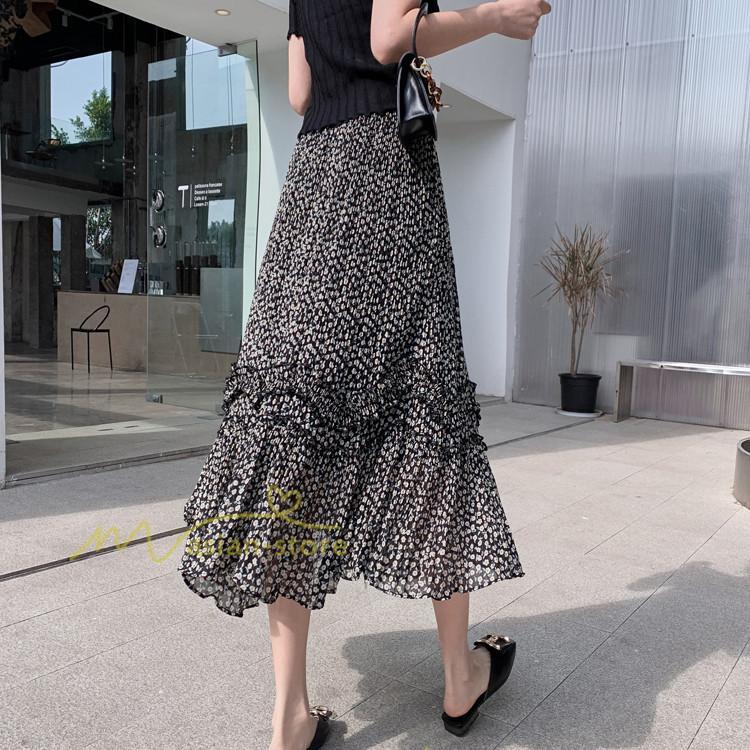 スカート | ロング 秋 花柄 柔らか ボトムス レディース ロングマキシ丈 シンプル 無地 カジュアル 着痩せ コーデ 春 30代 秋20代 40代 50代 夏物 夏