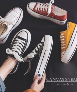 サンダル | ローカット キャンバス カジュアル 厚底 スニーカー スニーカー フラットシューズ レディース 靴