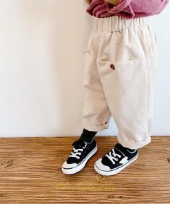 衣装 服 | 子供服 子ども服 こども服 キッズ ベビー 男の子 女の子 長ズボン ズボン パンツ ボトムス 可愛い 上品 カジュアル コットン 高品質 秋 春 男女兼用 ナチュラル