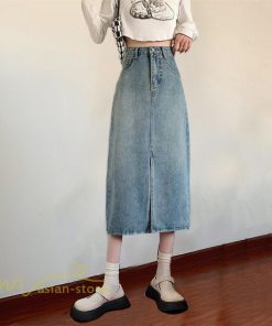 スカート | デニム マキシ夏 リゾート ロング結婚式 20代30代40代50代 カジュアル ひざ丈 ロング丈 春 キレイめ エレガント 可愛い 無地 レトロ