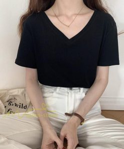 tシャツ・カットソー | Tシャツ レディース 春夏 トップス カットソー 半袖 『ゆるっとシンプルVネックTシャツ』 通勤通学 カジュアル 着痩せ 着回し お出かけ 20代30代40代50代 上品