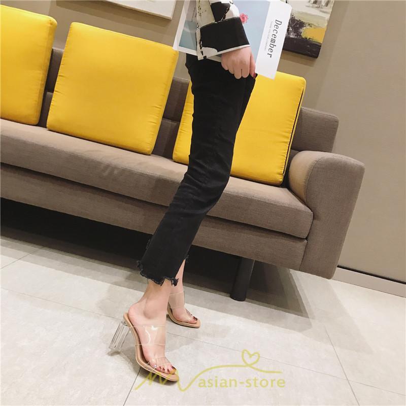 パンプス | ハイヒール ヒール5cm7cm9cm オープントゥ レディース 夏 サンダル 太めヒール お出かけ 歩きやすい 痛くない 美脚靴 海 トレンド カワイイ 滑り止め