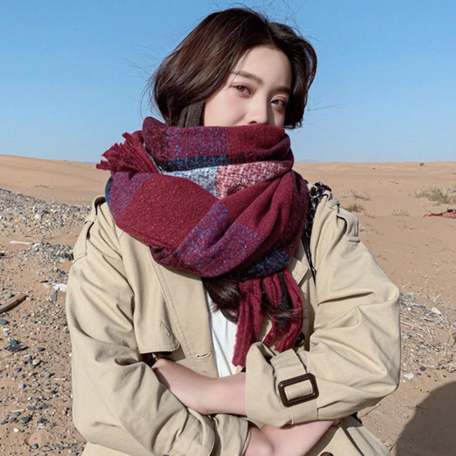 マフラー | チェック柄 ストール レディース 大判