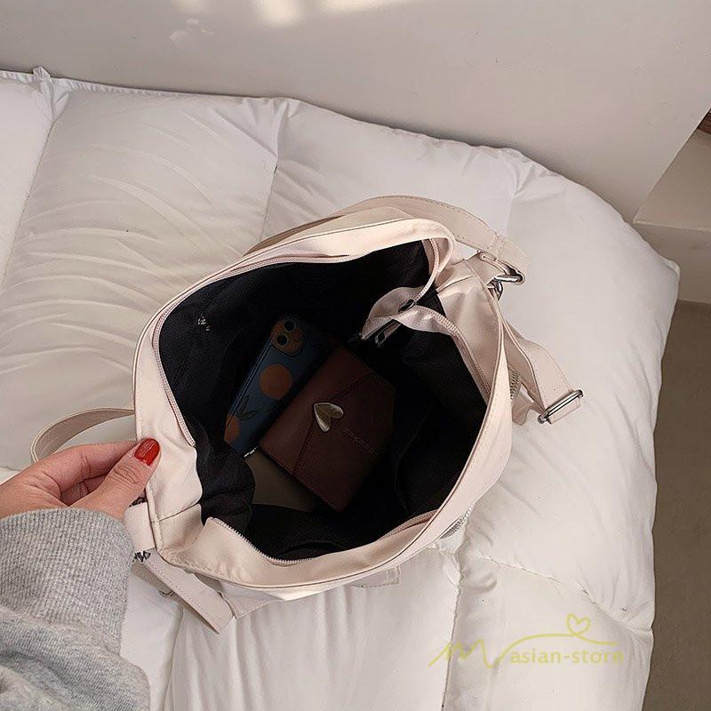 女性用バッグ | ショルダーバッグ レディースバッグ 2way 斜めがけ 肩掛けバッグ 通勤 通学 買い物 エコバッグ ファスナー 旅行 シンプル 大学生 おしゃれ ポケット多い