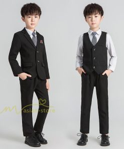 子供 | 入学式 卒業式 スーツ 男子 小学校 子供服 発表会 結婚式 ベスト ボーイズ 子供スーツ キッズ フォーマルスーツ 紳士服 タキシード セットアップ 上品 男の子