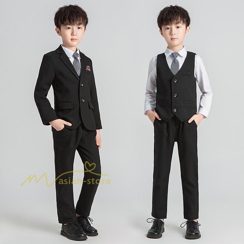 子供 | 入学式 卒業式 スーツ 男子 小学校 子供服 発表会 結婚式 ベスト ボーイズ 子供スーツ キッズ フォーマルスーツ 紳士服 タキシード セットアップ 上品 男の子