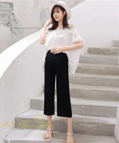 パンツ レギンス | マタニティパンツ 7分丈 レディース 着痩せ ゆったり マタニティウェア サマーパンツ カジュアル ウエスト調整 妊婦 産前 新作 きれいめ 夏 パンツ おしゃれ