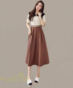 スカート | ロング丈 ボトムス レディース デイリー 上品 20代30代40代50代 カジュアル 通勤通学 お出かけ 着痩せ 夏物 韓国風 エレガント 体系カバー