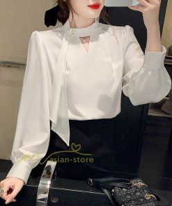 シャツ・ブラウス | シャツ ブラウス 秋冬 レディース スカーフタイ きれいめ フォーマル 春 長袖 春夏 フェミニン 20代30代40代 カジュアル エレガント 通勤通学 お出かけ 着痩せ