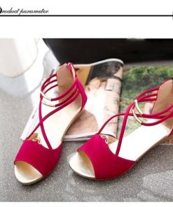 サンダル | レディース 歩きやすい ウェッジソール バックファスナー ローヒール