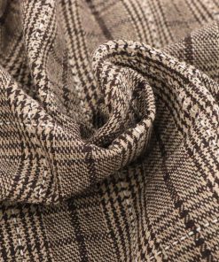 タイトスカート | チェック ミニスカート レディース ハイウエスト Aラインスカート 裏地付きウールスカート