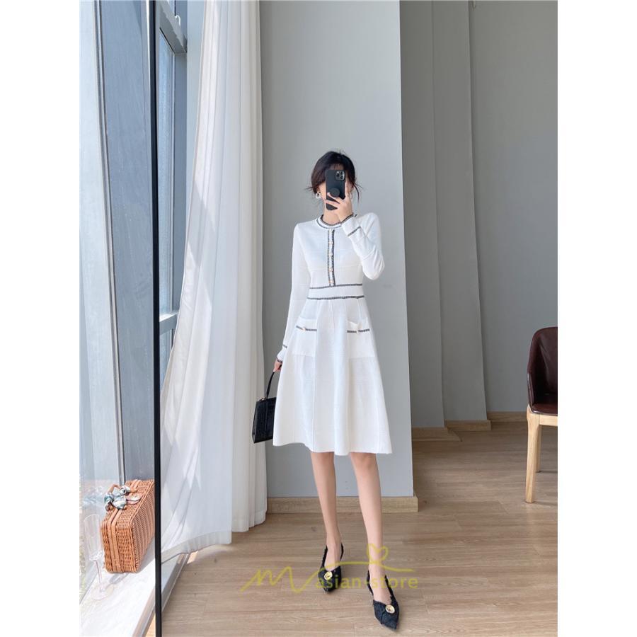 ニットワンピース | ワンピース レディース ニット ワンピース ニット チュニック 膝丈 ロング 長袖 着痩せ 20代30代40代50代 送料無料 秋冬 可愛い 秋冬コーデ