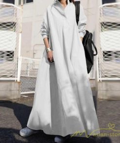 マキシ | シャツワンピ ワンピース レディース 秋 ロングワンピース シャツワンピース マキシワンピース 秋冬 通勤着 可愛い ゆったり 30代 40代 体型カバー 50代 20代