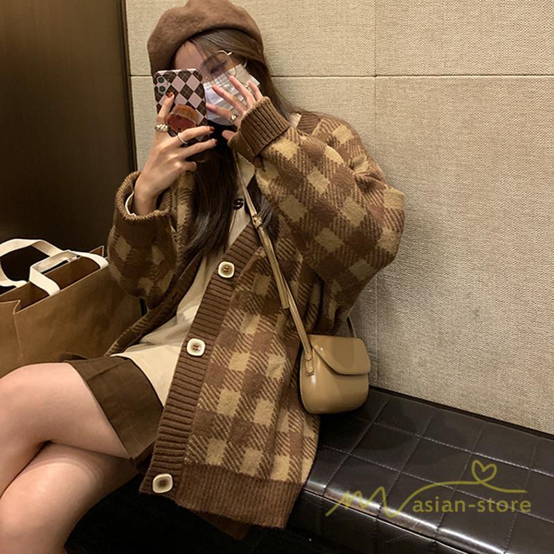 カーディガン | ニットレディース 2022秋冬 羽織り ニット アウター セーター フロントボタン 長袖 20代50代 トップス 大人 秋ニット 通学通勤