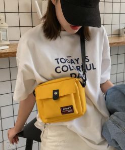 ショルダーバッグ | キャンバスバッグ 小さめ 男女兼用 スクエア ミニバッグ スマホバッグ 斜めがけ レディース