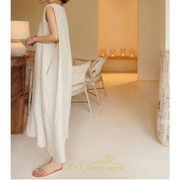 マキシ | ワンピース 秋インナー タンクトップ ミモレ丈 レディース ルームウェア 部屋着 落ち感 無地 タンクワンピース 送料無料 20代30代 可愛い 40代50代