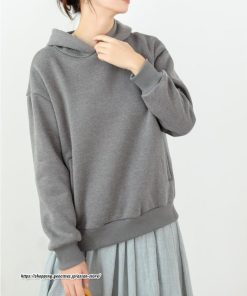 パーカー | バックパール プルオーバー 長袖 バックタック トレーナー レディース フェイクパール ゆったり フード付き 裏起毛 防風 厚手 防寒 秋冬 あったか