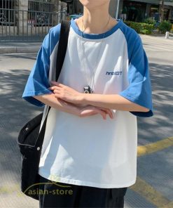 Tシャツ | 夏新作 メンズ Tシャツ 半袖 切り替え カジュアル シンプル カットソー 半袖トップス お出かけ クルーネック 日常感 メンズゆったり