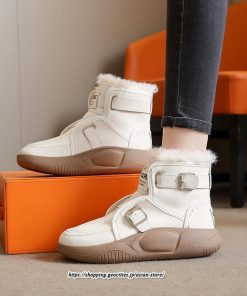 ブーツ | ムートンモカシン 冬靴 レディース 裏起毛 暖かい もこもこ 痛くない 人気 防寒 黒 白 冬 痛くない 歩きやすい 秋 おしゃれ