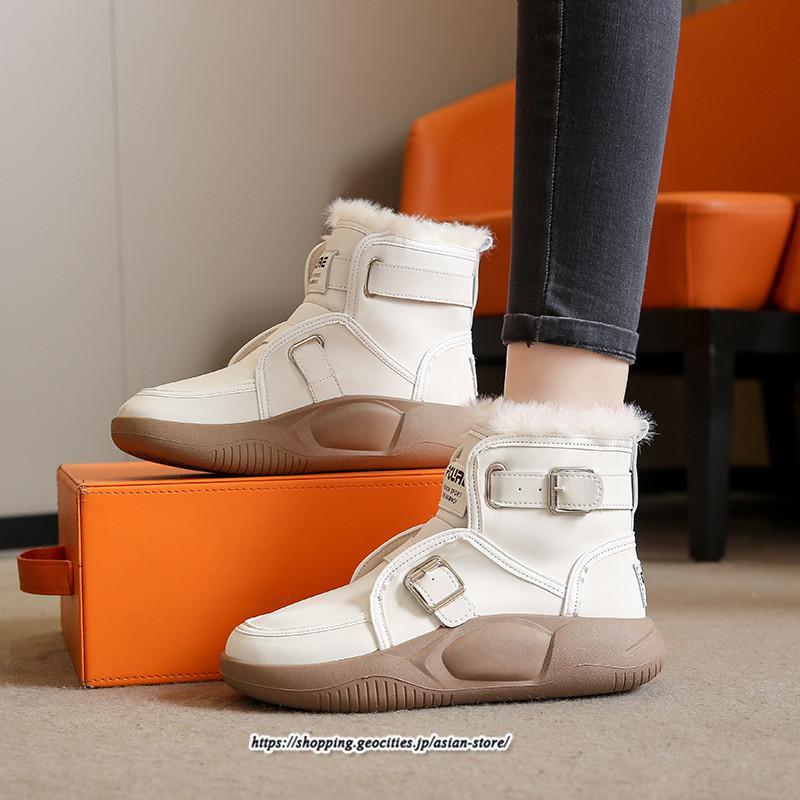 ブーツ | ムートンモカシン 冬靴 レディース 裏起毛 暖かい もこもこ 痛くない 人気 防寒 黒 白 冬 痛くない 歩きやすい 秋 おしゃれ