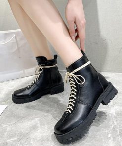 ショートブーツ | 厚底 レディース 裏起毛