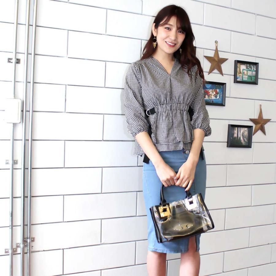 トートバッグ | レディース PVC 春夏 ショルダーバッグ クリアバッグ プールバッグ 透明