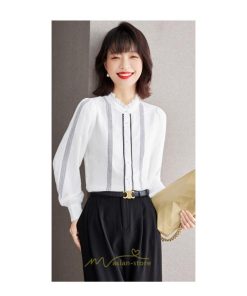 シャツ・ブラウス | ブラウス シャツ レディース 40代 上品 ブラウス きれいめ 通勤 OL ビジネス ゆったり 可愛い カジュアル 秋服 オフィス キレイめ レース 20代30代50代