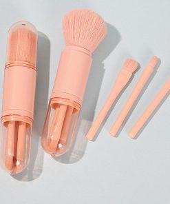 その他小物 | 一体型 蓋付き メイクブラシ 4本セット