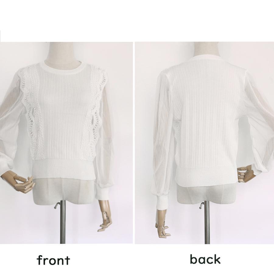 シャツ・ブラウス | ブラウストップス プルオーバー 異素材