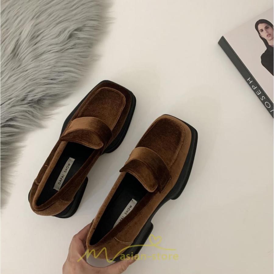 ローファー | パンプス レディース フラットシューズ 靴 レディース 春 夏 秋 冬 2022秋冬 20代30代40代50代 新作 痛くない 送料無料 スクエアトゥ