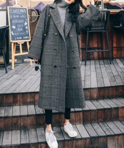 トレンチコート | チェスターコート グレンチェック 韓国
