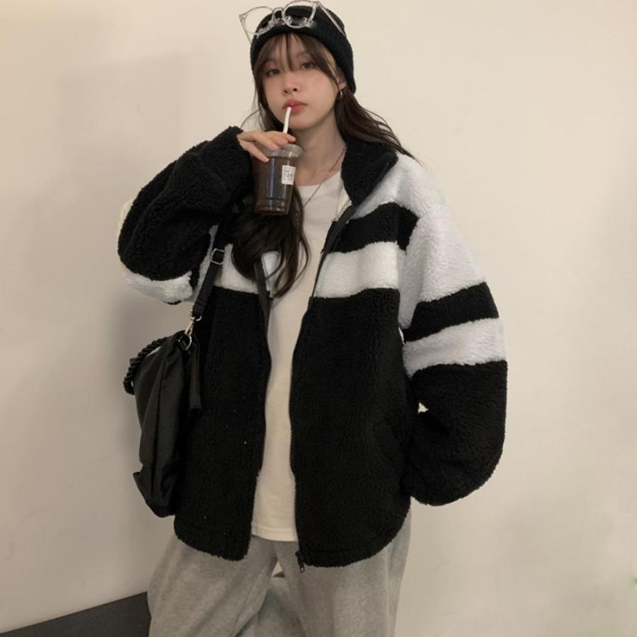 ジャケット・ブルゾン | ボアジャケット ジップアップ レディース