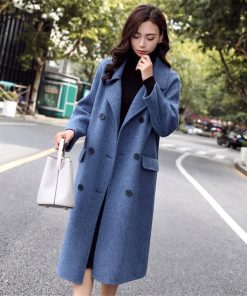 チェスターコート | アウター コート フロントボタン 九分丈袖 スリム型 ポケット キルティング裏地 暖かい 秋冬 膝丈 ミモレ丈 ツイード 大人 30代 無地