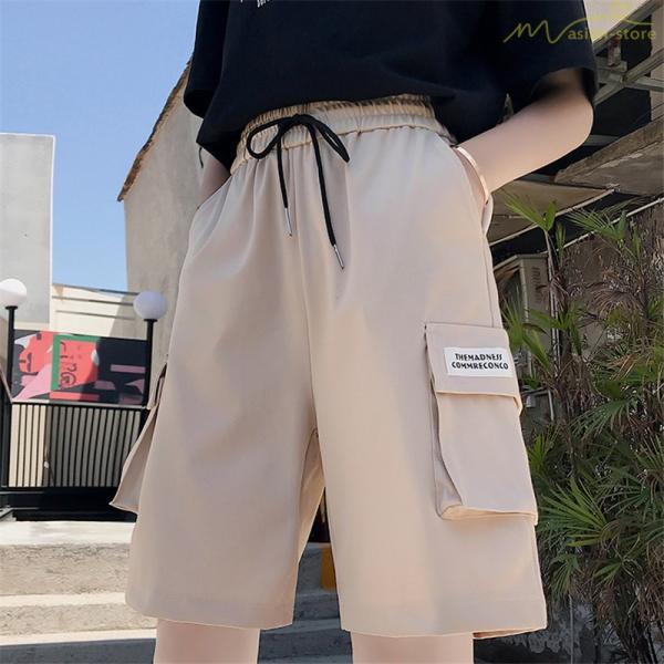 チノ・テーパード・ジョガー・スキニーパン | カーゴパンツ ショートパンツ 無地 五分丈パンツ 夏コーデ ポケット付き オシャレ ストレートパンツ 韓国風 かっこいい ゆったり 2020新制作 アメリカ風 薄手