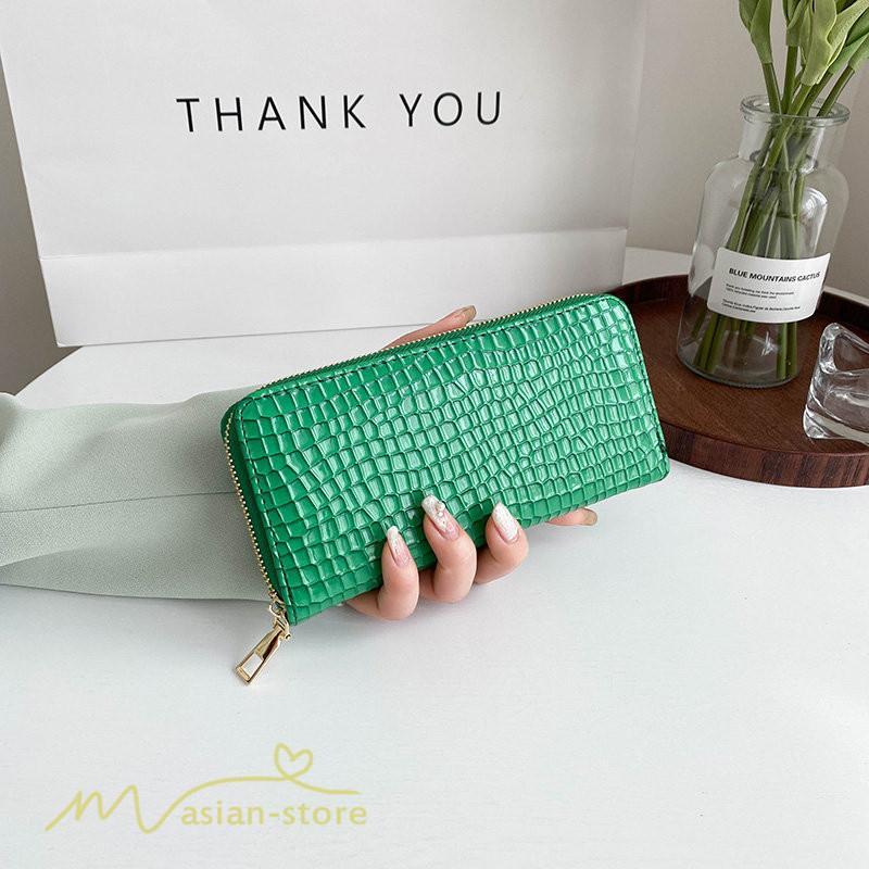 さいふ バッグ | レディース 長財布 レディース ウォレット 財布 さいふ 大容量 シンプル 緑 黒 白 プレゼント ロングウォレット 人気 使いやすい 20代 札入れ 40代 30代