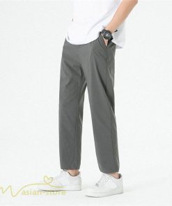 チノパン | テーパードパンツ メンズ パンツ 無地 ロング 薄手 サマーパンツ 着痩せ 上品 大きいサイズ ウエストゴム メンズパンツ 春 夏 秋 メンズスタイル お出かけ