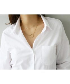 シャツ・ブラウス | ワイシャツ レディース 長袖 ブラウス 事務服 オフィス OL 制服 就活 リクルート 無地 長袖シャツ ファッション 優雅 激売れ 細身 カジュアル エレガント 通勤