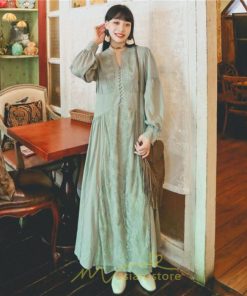 マキシ | ワンピース 春夏秋 着痩せる効果抜群 ロングワンピース マキシワンピース シフォン ビーチ 旅行 リゾート 刺繍 体型カバー レース 上品 レディース