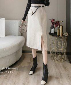 タイトスカート | ウールライク 韓国 秋冬