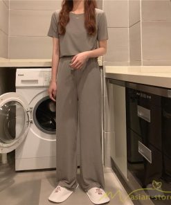 パジャマ ルームウェア | パジャマ レディース 夏 半袖 ルームウェア 涼しい 部屋着 ナイトウェア 寝間着 上下セット 薄手パジャマ 柔らかく軽い薄手の快適Tシャツパジャマ 部屋着