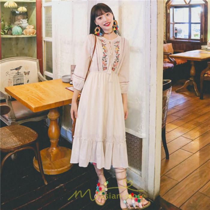 マキシ | 大人気ワンピース ミモレ丈 長袖 レディース 二次会 リゾート カジュアル お呼ばれ きれいめ Aラインワンピース かわいい パーティー 旅行 デート 淑女