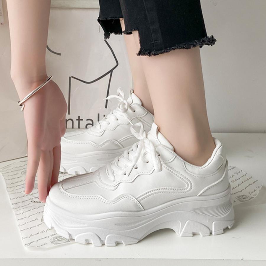 シューズ | 厚底スニーカー レディース ローカット