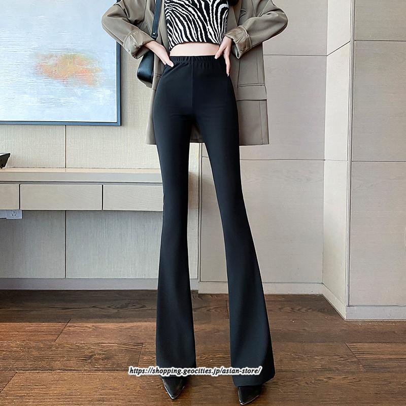 チノ・テーパード・ジョガー・スキニーパン | スキニー パンツ ロングパンツ レディース ボトムス ハイウエスト 無地 秋冬 フレアパンツ 黒 着痩せ おしゃれ デート カジュアル お出かけ デイリー 送料無料