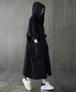 チェスターコート | トレンチコート レディース ロングコート 秋 秋コート フード付き 長袖 オーバーサイズ コート アウター ミリタリー 秋服 無地 カジュアル