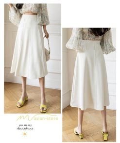 スカート | フレア無地 きれいめ 30代 40代 50代 着やせ 上品 ボトムス 春秋 夏 お洒落 通勤 エレガント 着痩せ 着回し ハイウエスト カジュアル 通学 お出かけ