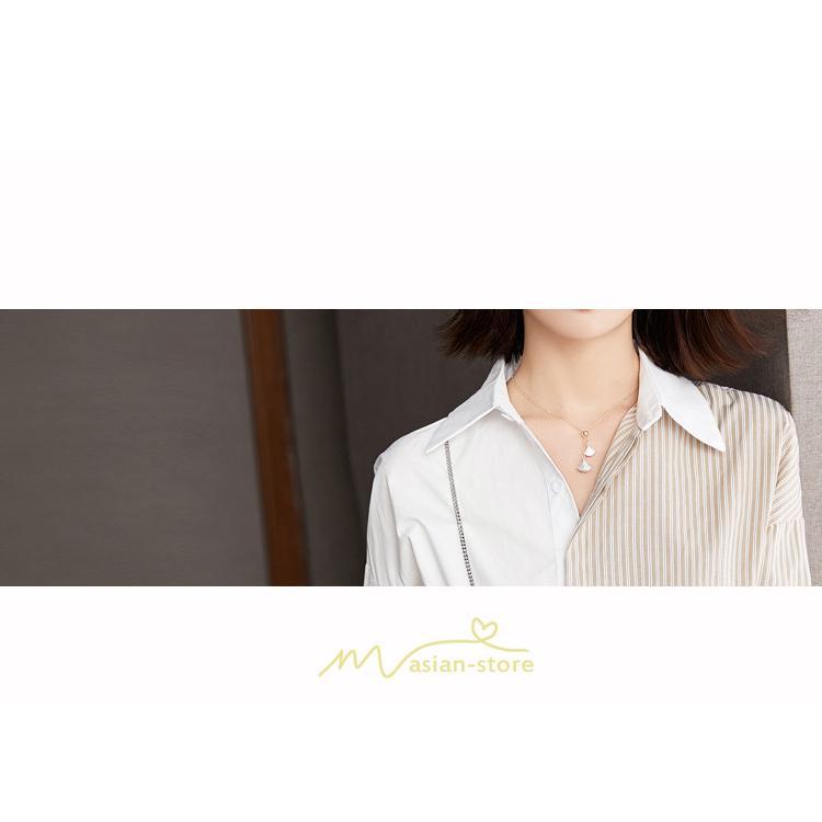 シャツ・ブラウス | ブラウス レディース シャツ トップス Vネック 長袖シャツ 切り替え 重ね風 裏起毛 キレイめ 通勤 オフィス 20代30代40代50代 あったか OL 秋服 送料無料