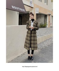 コート・ジャケット | コート レディース アウター チェスターコート ロング丈 ジャケット ロングジャケットコート 2022新作 チェック柄 厚手 ラシャ カジュアル