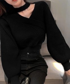 ニット・セーター | ショート丈 ニットトップスレディース秋冬