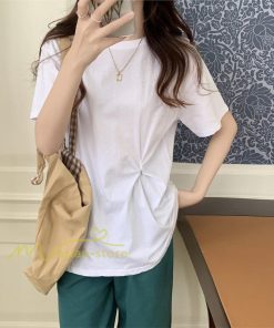 tシャツ・カットソー | Tシャツ カットソー トップス レディース 半袖 無地 春夏新作 オフィス おしゃれ クルーネック シンプル コーデ きれいめ 着痩せ 快適 20代30代40代50代 着回し