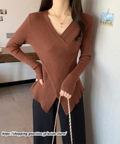 ニット・セーター | カットソー ニット レディース リブニット 長袖 秋冬 春 トップス スリム ストレッチ インナー 無地 着痩せ 通学通勤 長袖カットソー 長袖ニット プルオーバー